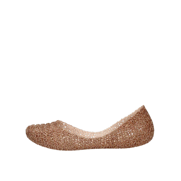 Melissa Campana Papel VII AD ballerine con glitter applicati Beige Rosa