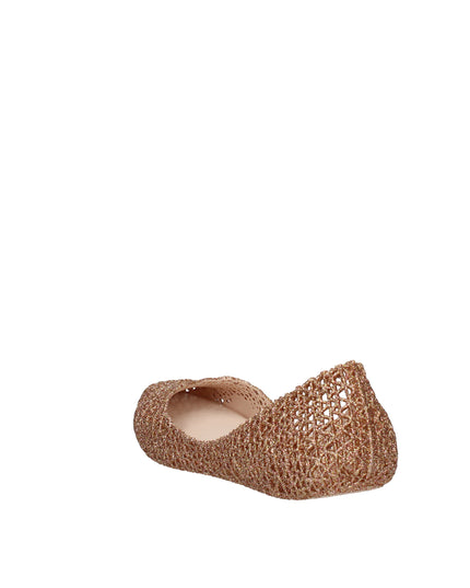 Melissa Campana Papel VII AD ballerine con glitter applicati Beige Rosa
