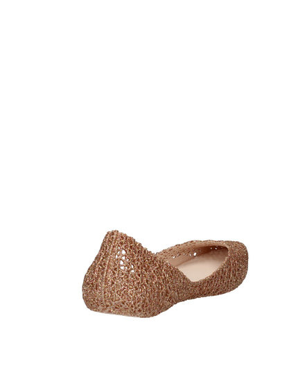 Melissa Campana Papel VII AD ballerine con glitter applicati Beige Rosa