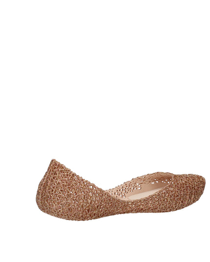 Melissa Campana Papel VII AD ballerine con glitter applicati Beige Rosa
