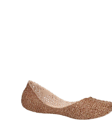 Melissa Campana Papel VII AD ballerine con glitter applicati Beige Rosa