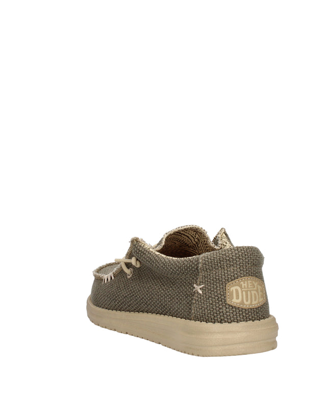 Hey Dude Wally Braided mocassini in tessuto con lacci elastici