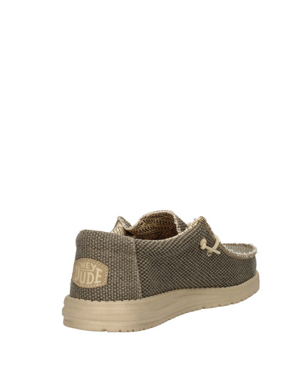 Hey Dude Wally Braided mocassini in tessuto con lacci elastici