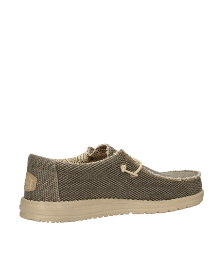 Hey Dude Wally Braided mocassini in tessuto con lacci elastici