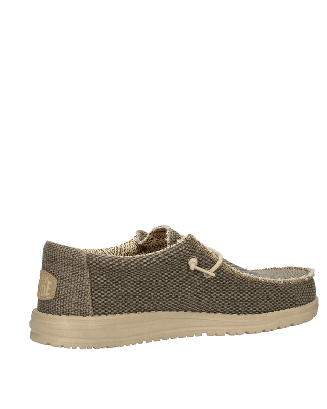 Hey Dude Wally Braided mocassini in tessuto con lacci elastici