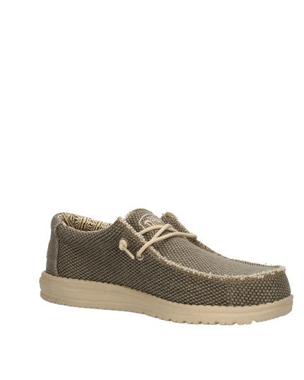 Hey Dude Wally Braided mocassini in tessuto con lacci elastici