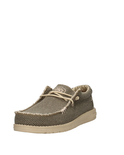Hey Dude Wally Braided mocassini in tessuto con lacci elastici