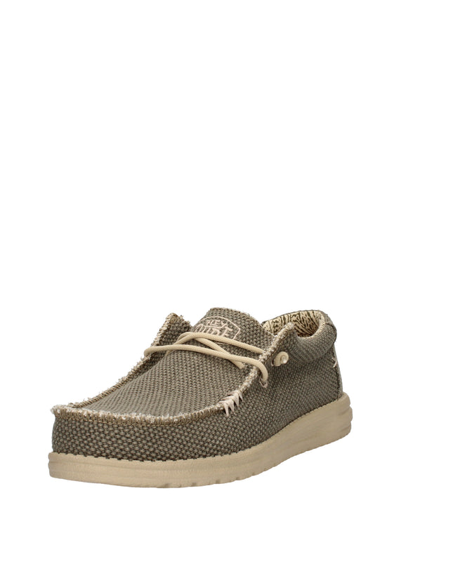 Hey Dude Wally Braided mocassini in tessuto con lacci elastici