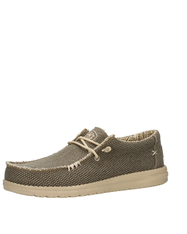 Hey Dude Wally Braided mocassini in tessuto con lacci elastici