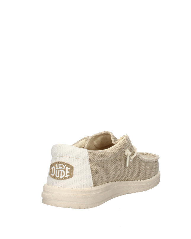 Hey Dude Wally Braided mocassini in tessuto con lacci elastici