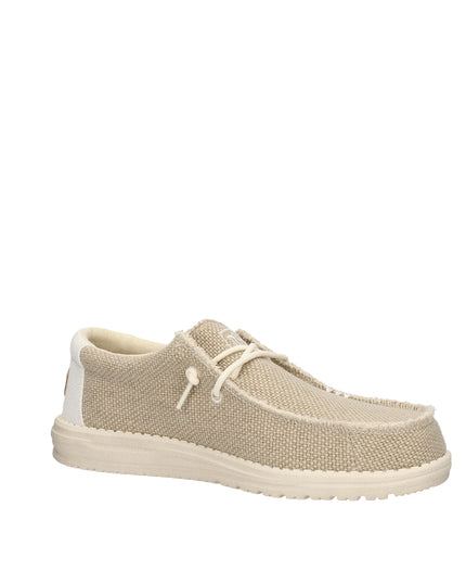 Hey Dude Wally Braided mocassini in tessuto con lacci elastici