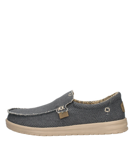 Hey Dude Mikka Braided mocassini in tela deep blue