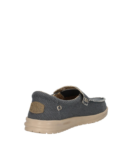 Hey Dude Mikka Braided mocassini in tela deep blue