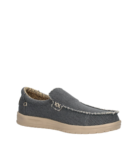 Hey Dude Mikka Braided mocassini in tela deep blue