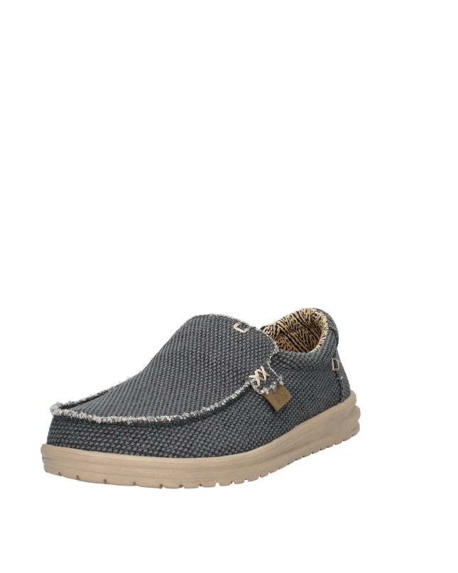 Hey Dude Mikka Braided mocassini in tela deep blue