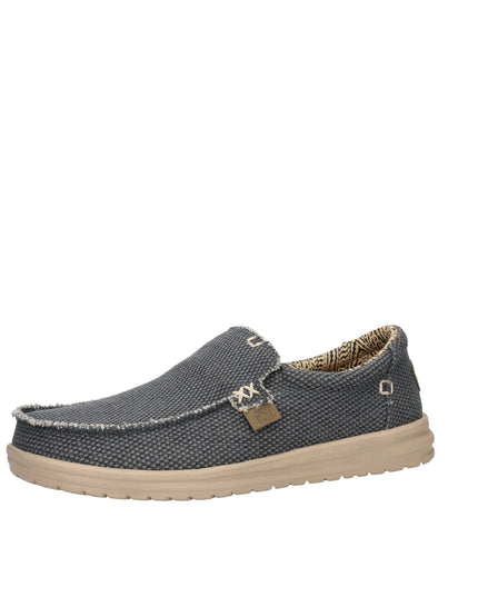Hey Dude Mikka Braided mocassini in tela deep blue