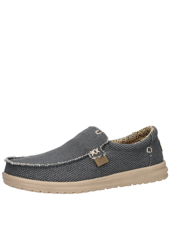 Hey Dude Mikka Braided mocassini in tela deep blue