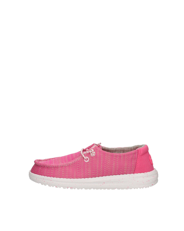 Hey Dude Wendy Youth Sport Mesh mocassini in tessuto con lacci elastici
