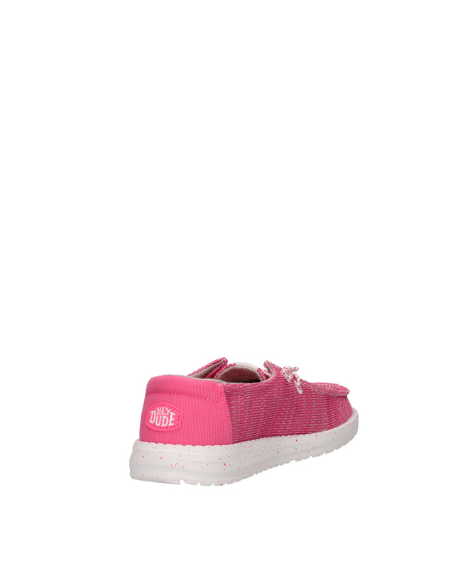 Hey Dude Wendy Youth Sport Mesh mocassini in tessuto con lacci elastici