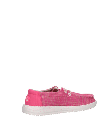 Hey Dude Wendy Youth Sport Mesh mocassini in tessuto con lacci elastici