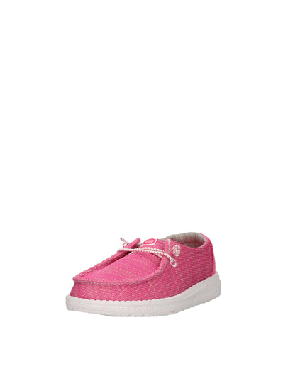 Hey Dude Wendy Youth Sport Mesh mocassini in tessuto con lacci elastici