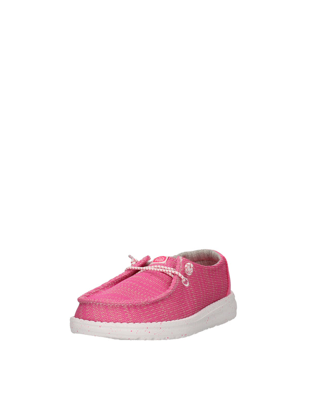 Hey Dude Wendy Youth Sport Mesh mocassini in tessuto con lacci elastici