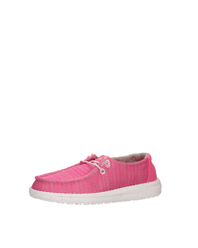 Hey Dude Wendy Youth Sport Mesh mocassini in tessuto con lacci elastici
