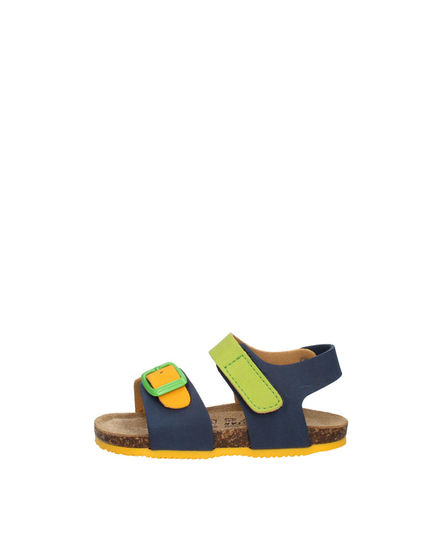 Goldstar sandali il pelle con chiusura a strappo