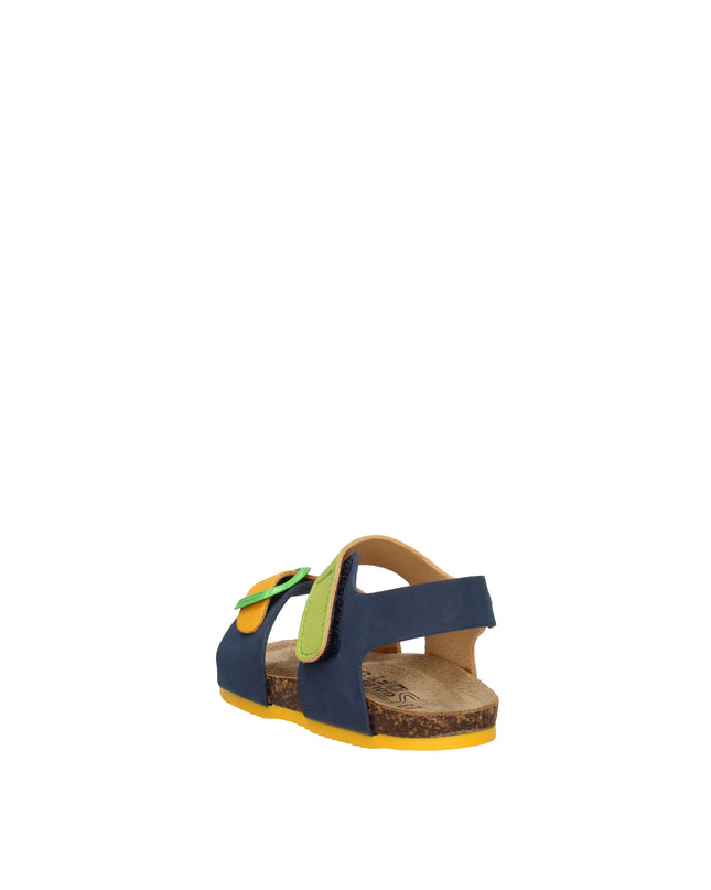 Goldstar sandali il pelle con chiusura a strappo