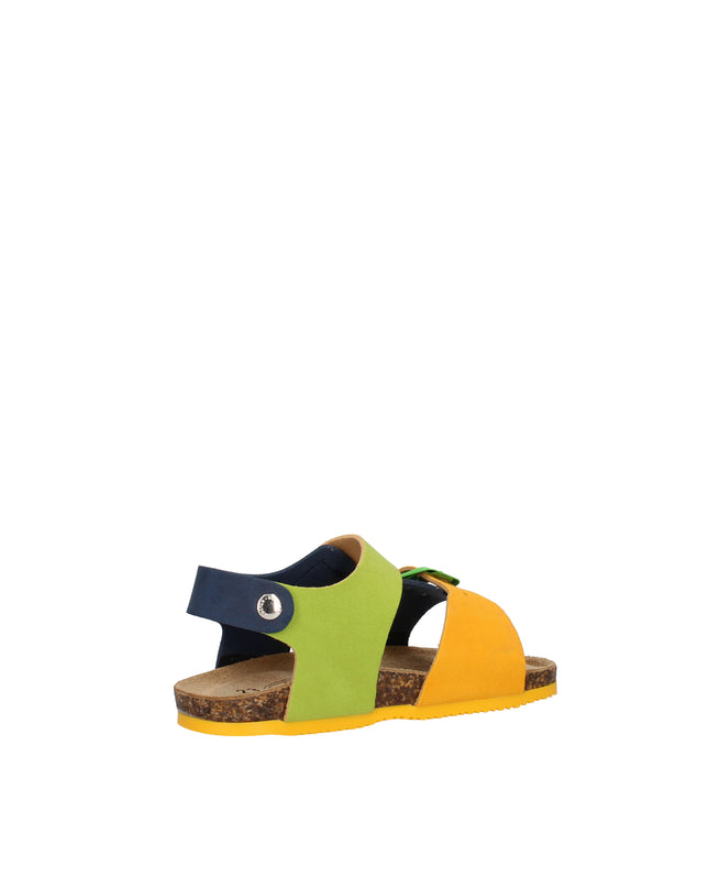 Goldstar sandali il pelle con chiusura a strappo