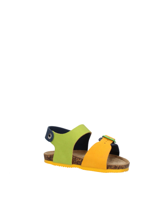 Goldstar sandali il pelle con chiusura a strappo