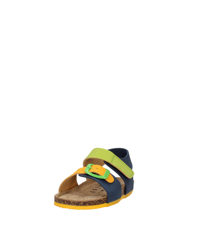 Goldstar sandali il pelle con chiusura a strappo