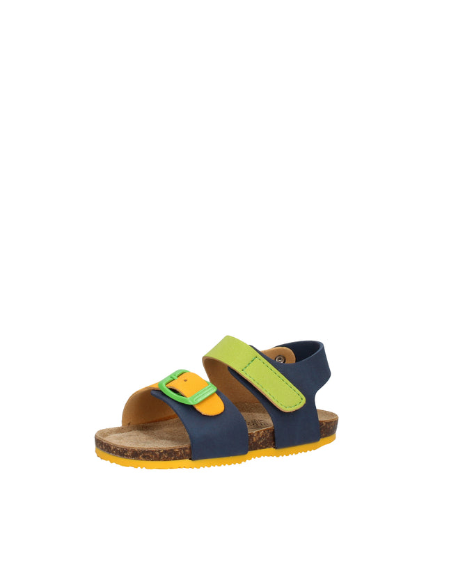 Goldstar sandali il pelle con chiusura a strappo