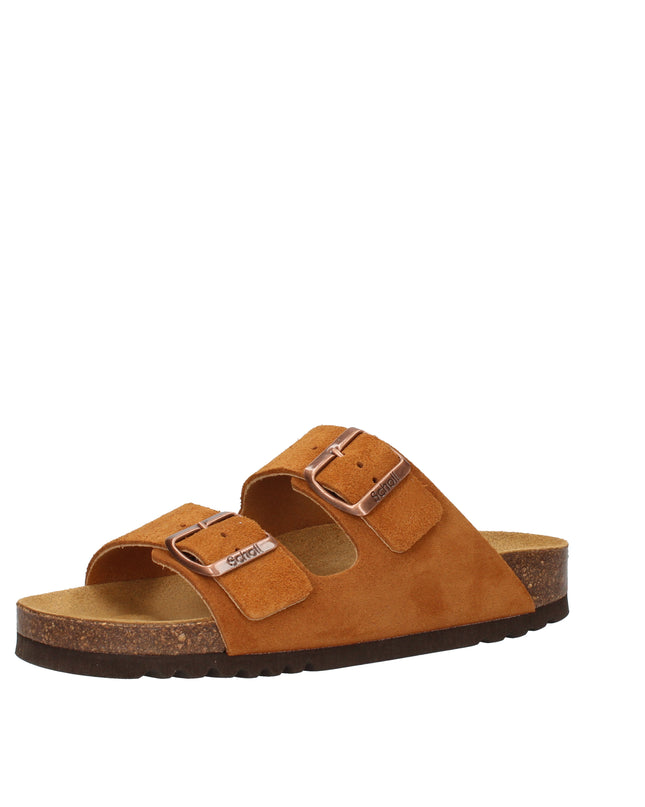 Scholl Josephine sandali in camoscio con doppia fibbia