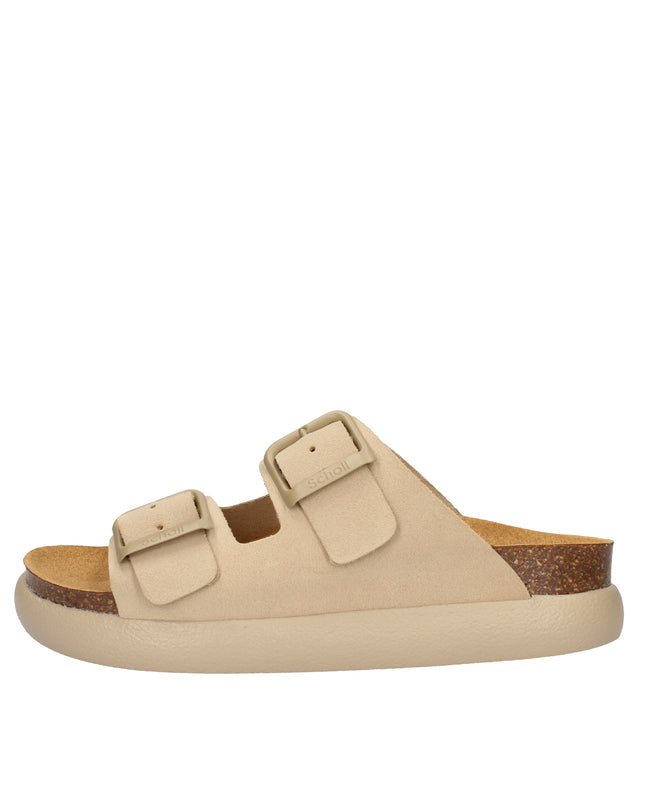 Scholl Noelle Chunky sandali in pelle con doppia fibbia