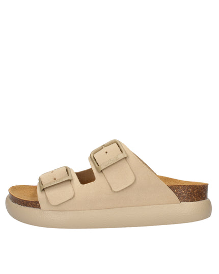 Scholl Noelle Chunky sandali in pelle con doppia fibbia