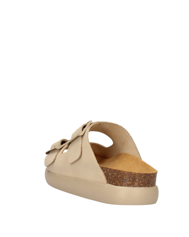 Scholl Noelle Chunky sandali in pelle con doppia fibbia