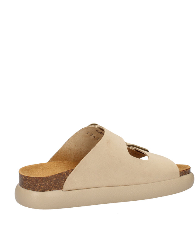 Scholl Noelle Chunky sandali in pelle con doppia fibbia