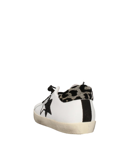 2Star sneakers in pelle con glitter
