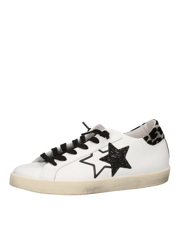 2Star sneakers in pelle con glitter