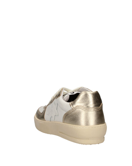 2Star sneakers in pelle con inserti laminati