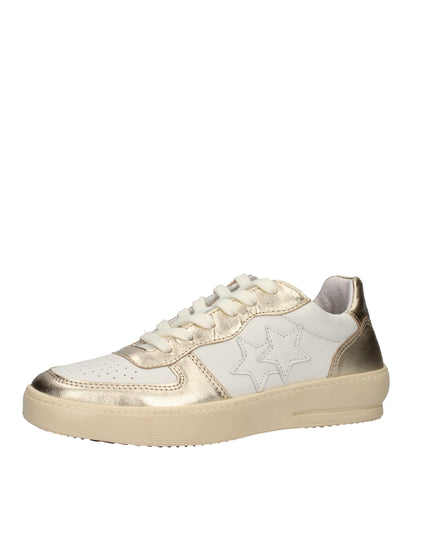 2Star sneakers in pelle con inserti laminati