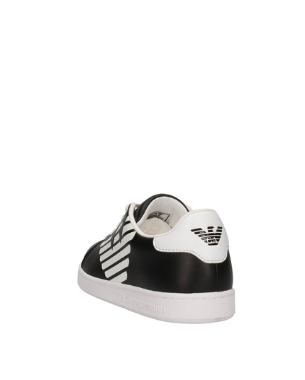 EA7 Emporio Armani sneakers in pelle con logo aquila