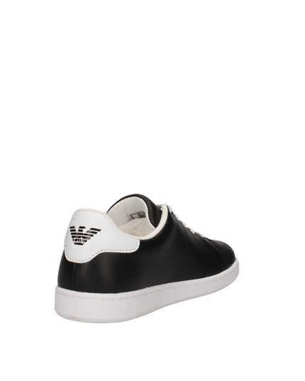 EA7 Emporio Armani sneakers in pelle con logo aquila