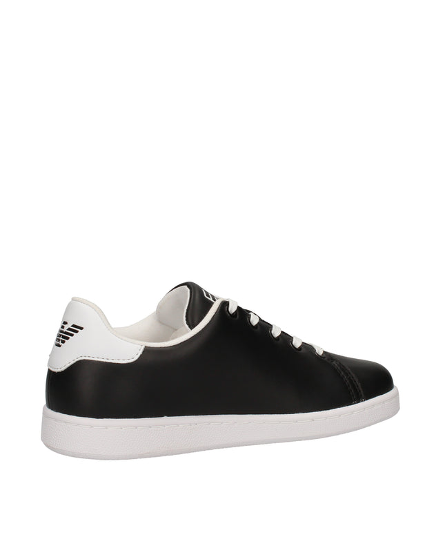 EA7 Emporio Armani sneakers in pelle con logo aquila