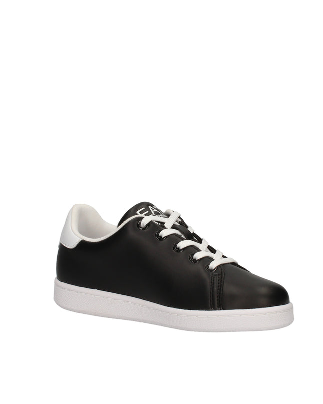 EA7 Emporio Armani sneakers in pelle con logo aquila