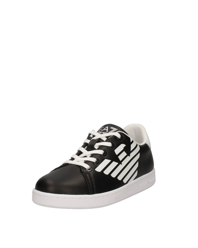 EA7 Emporio Armani sneakers in pelle con logo aquila