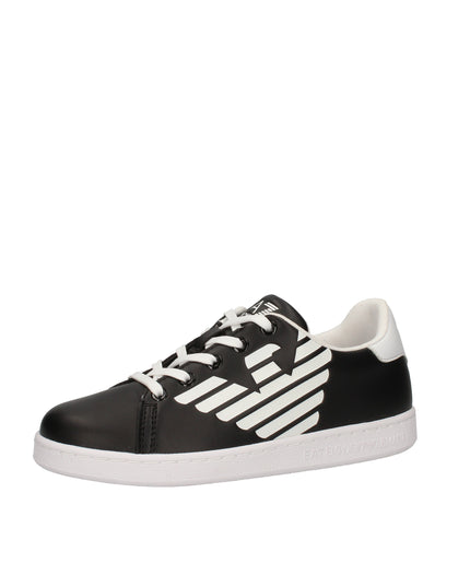 EA7 Emporio Armani sneakers in pelle con logo aquila