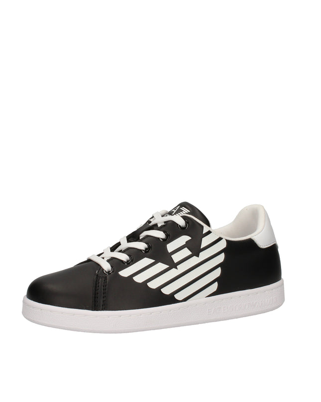 EA7 Emporio Armani sneakers in pelle con logo aquila