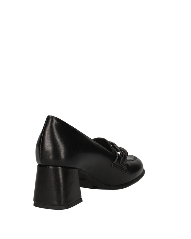 Igi&co mocassini con tacco in pelle spazzolata